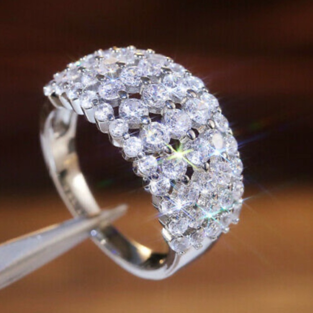 NEW Stamped 925 Silver Gorgeous Ring - Picture 8 of 9